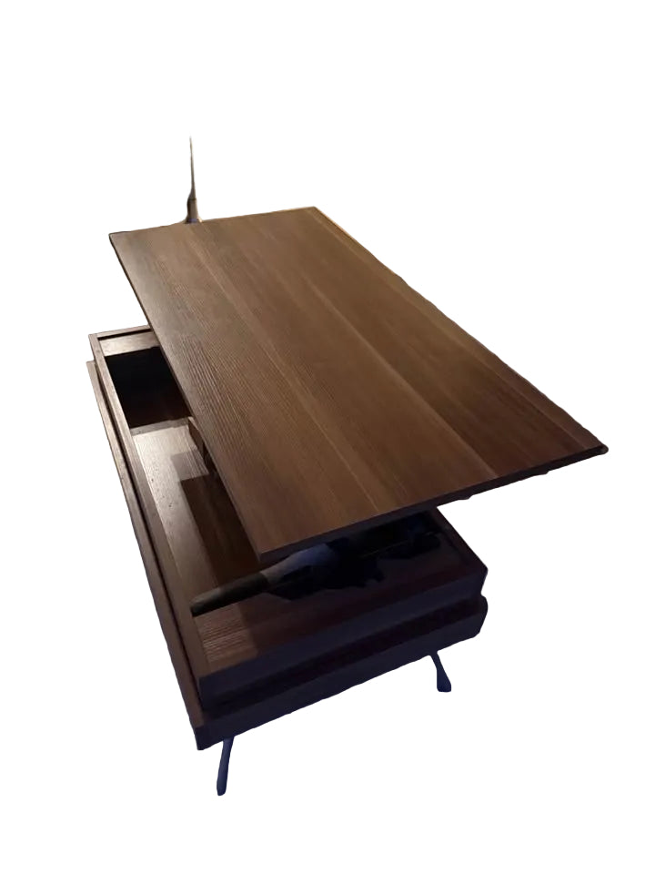 Lift-Top Coffee Table with Hidden Storage
