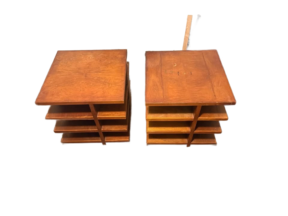 Mid century modern end tables