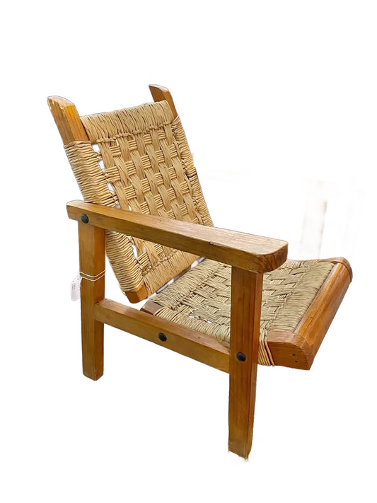 Vintage 1950s Rope Chair Salesman Sample Miniature Size