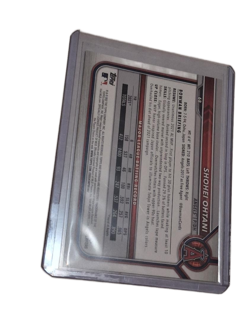 Shohei Ohtani 2022 Bowman #68 - Los Angeles Angels