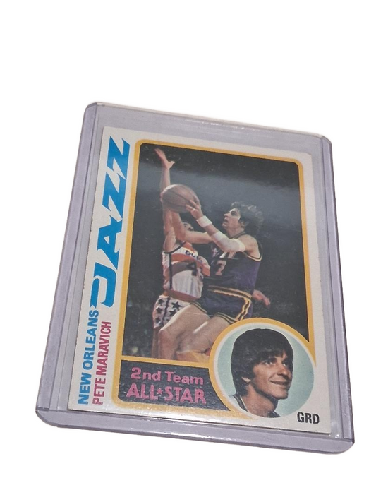 1978-79 TOPPS BASKETBALL PETE MARAVICH #80 JAZZ