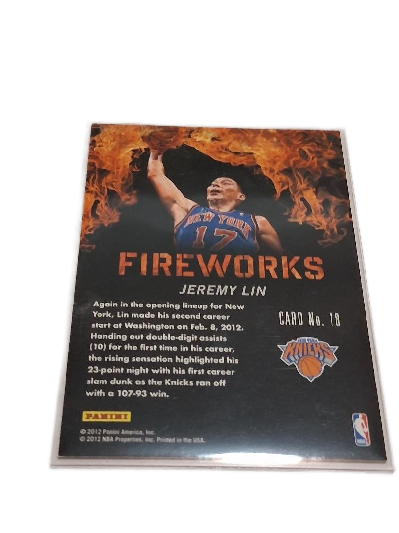 2011-12 Panini Past & Present Fireworks #18 Jeremy Lin