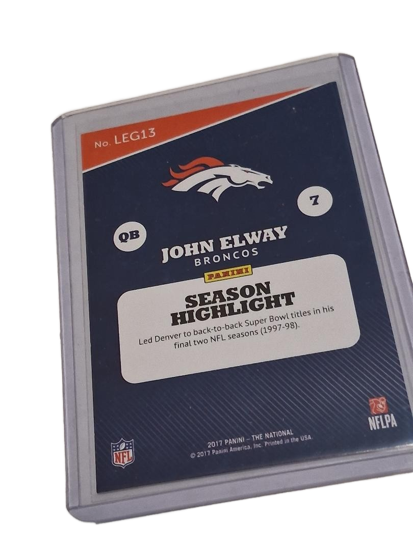 2017 Panini “The National” Silver John Elway