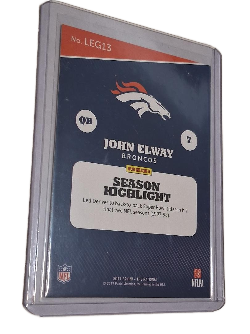 2017 Panini “The National” Silver John Elway