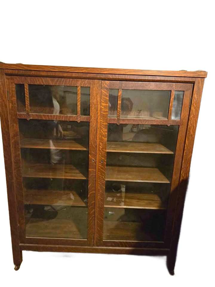 Antique bookshelf