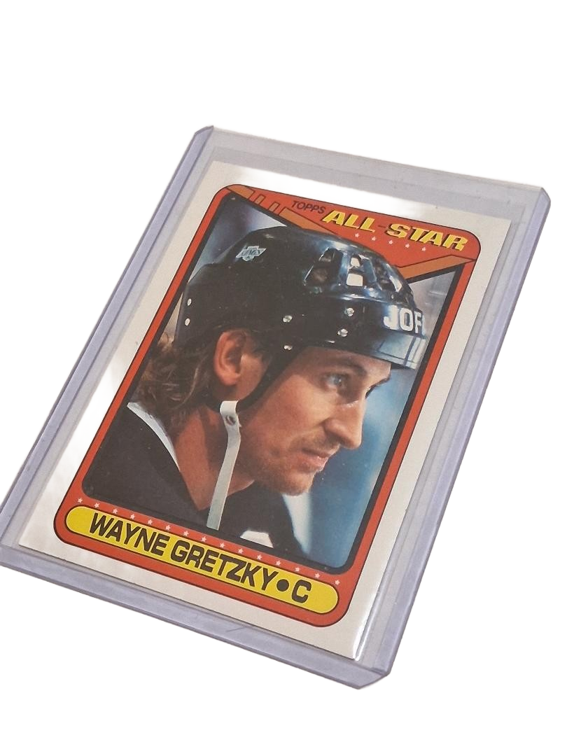 1990 O-Pee-Chee Wayne Gretzky All-Star ice hockey card #199