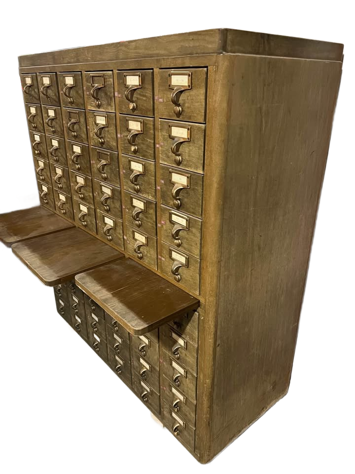 Antique Vintage Card Catalog