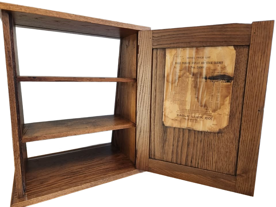 Early 1900s Oak Display Case