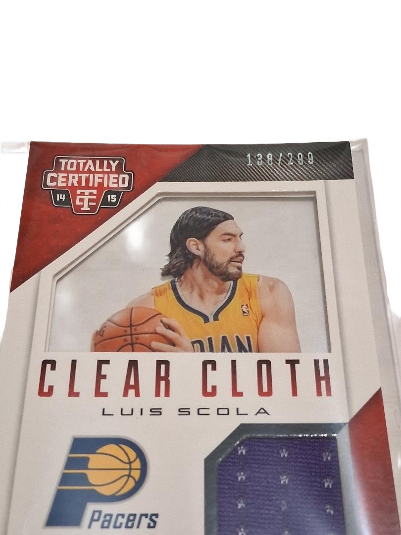 2014–15 Panini Totally Certified Clear Cloth Luis Scola 138/299