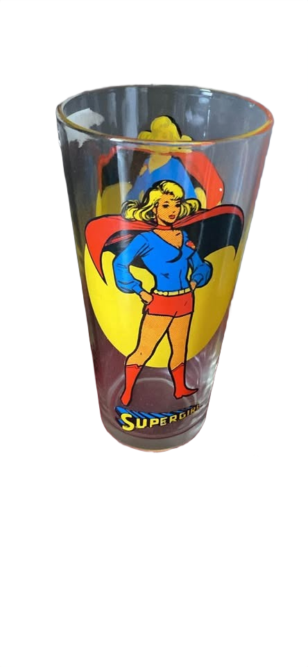 Pepsi 1976 Supergirl drinkware