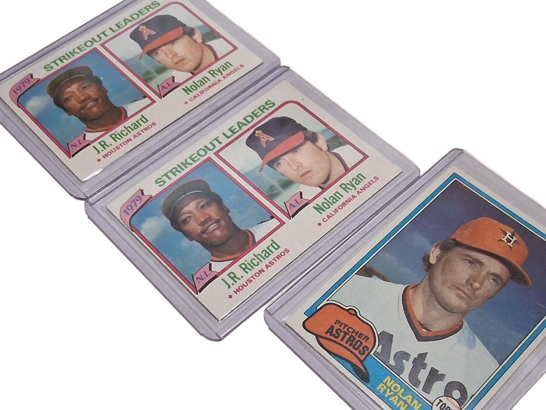 J.R. Richard/Nolan Ryan for Astros Angels AND Nolan Ryan for California Angels