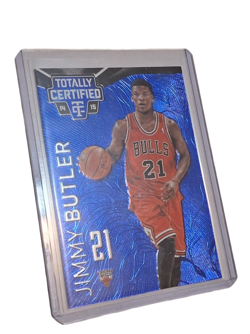 2014-15 PANINI TOTALLY CERTIFIED #51 JIMMY BUTLER BLUE /149