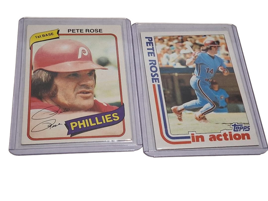 Pete Rose Lot of 2