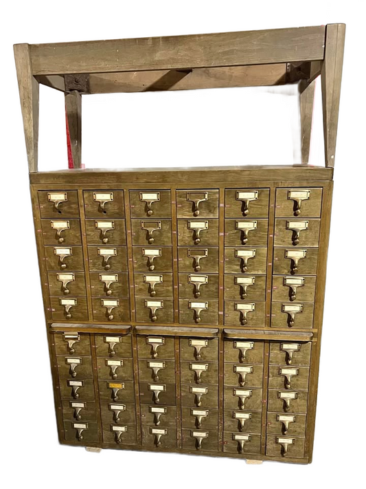 Antique Vintage Card Catalog