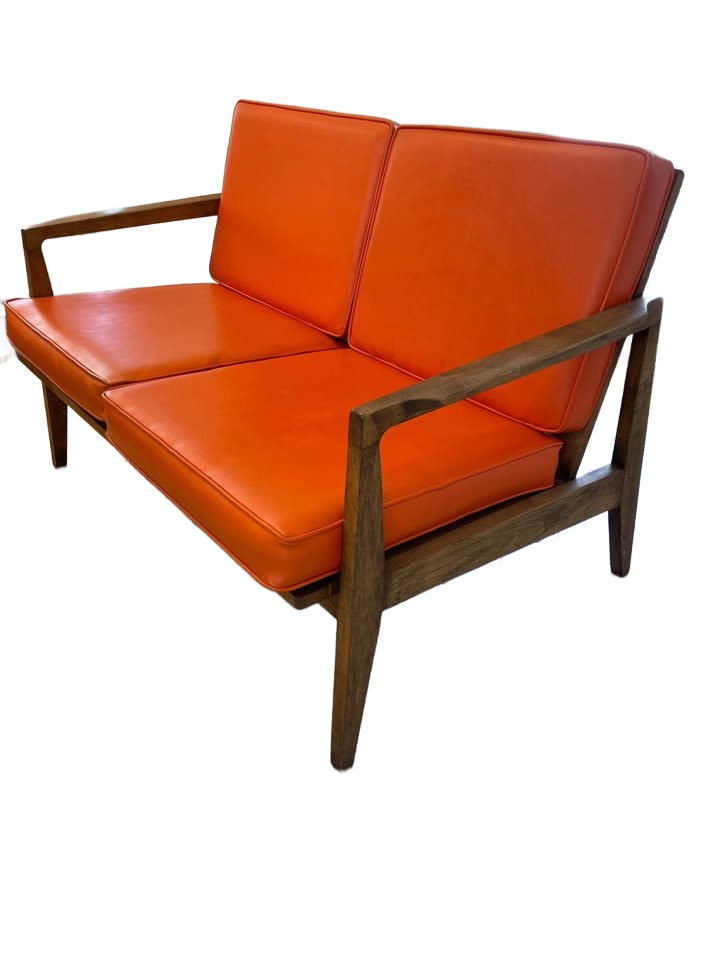 Mid-Century Milo Baughman “Style” Lounge loveseat