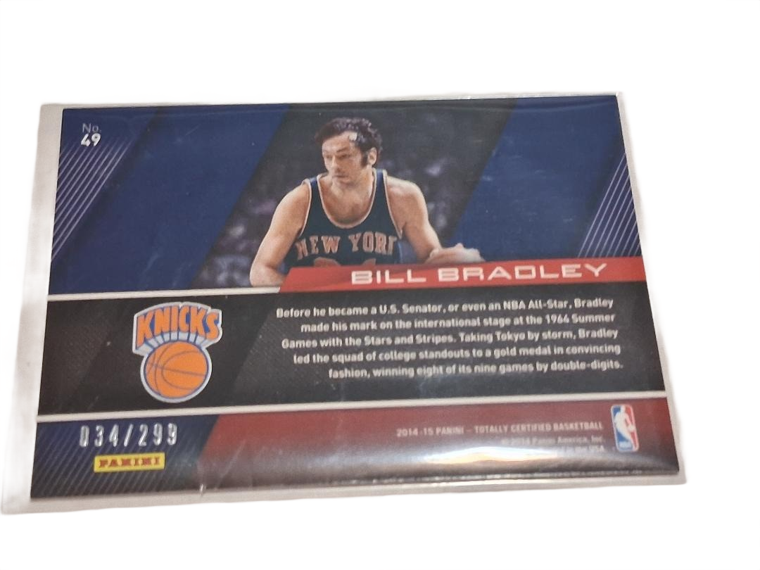 2014-15 Panini Totally Certified - Great American Heroes Bill Bradley