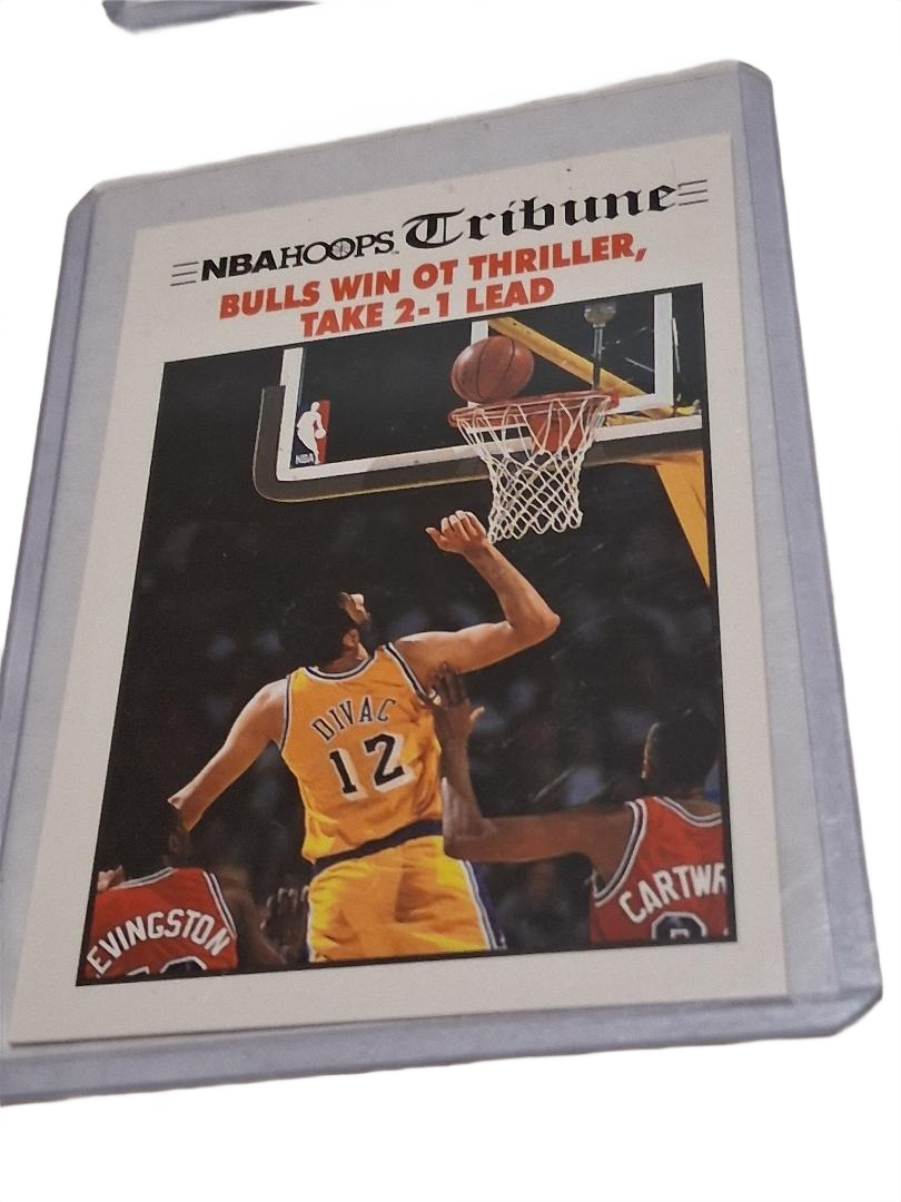 NBA Hoops Tribune, Bulls Win OT Thriller Take 2-1 Lead, 1991 NBA, #540