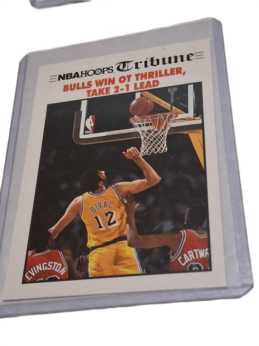 NBA Hoops Tribune, Bulls Win OT Thriller Take 2-1 Lead, 1991 NBA, #540