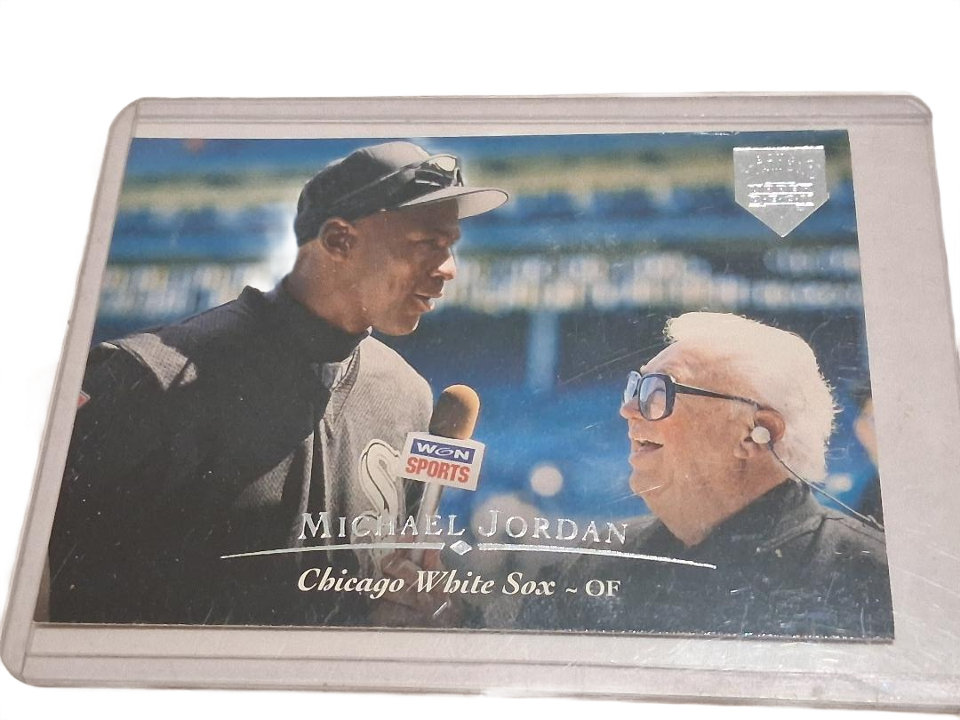 Michael Jordan 1995 UPPER DECK WHITE SOX CARD #200
