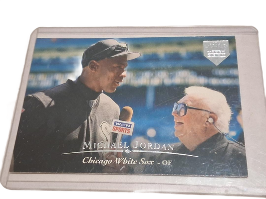 Michael Jordan 1995 UPPER DECK WHITE SOX CARD #200