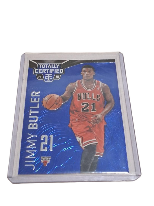 2014-15 PANINI TOTALLY CERTIFIED #51 JIMMY BUTLER BLUE /149