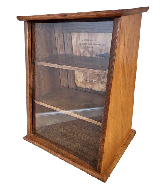 Early 1900s Oak Display Case