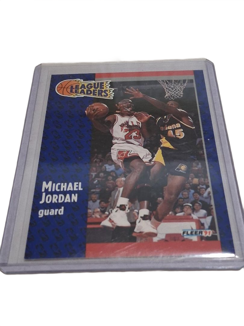 1991-92 Fleer League Leaders #220 Michael Jordan Chicago Bulls