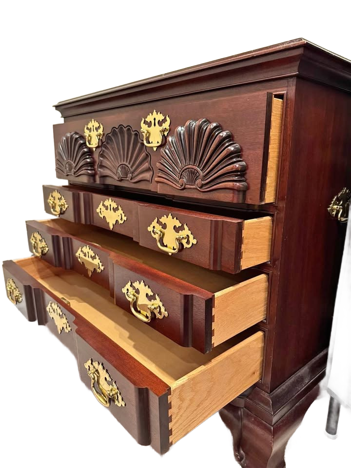 Solid Mahogany Vintage Dresser