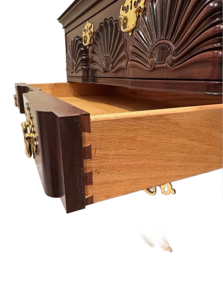 Solid Mahogany Vintage Dresser