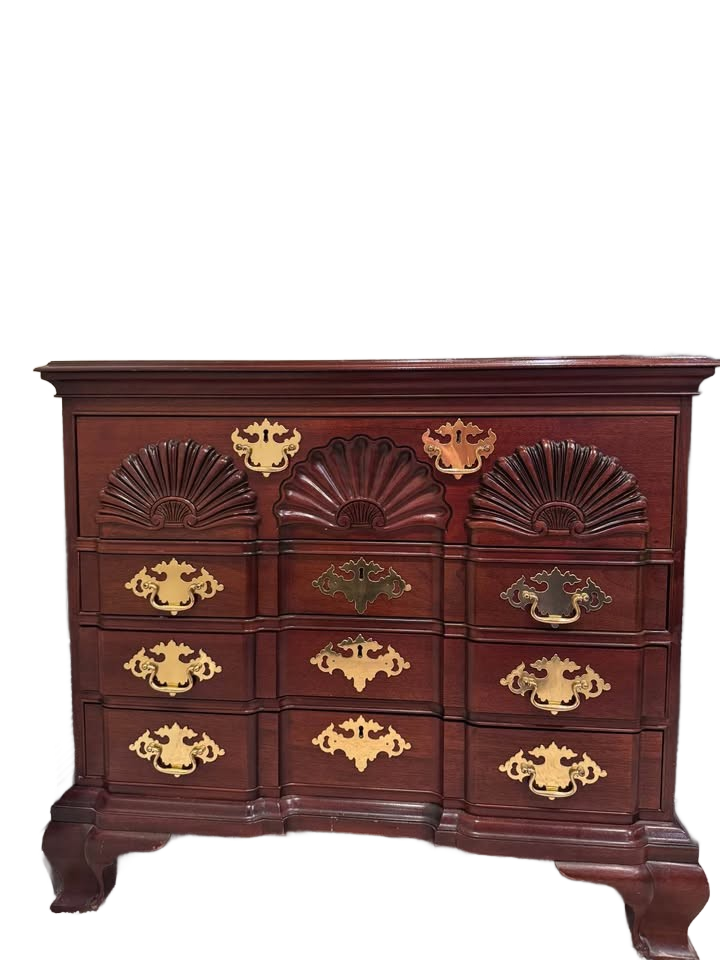 Solid Mahogany Vintage Dresser