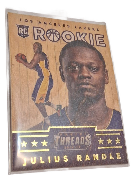 2014-15 Panini Threads Wood Rookies Julius Randle #374 Rookie RC