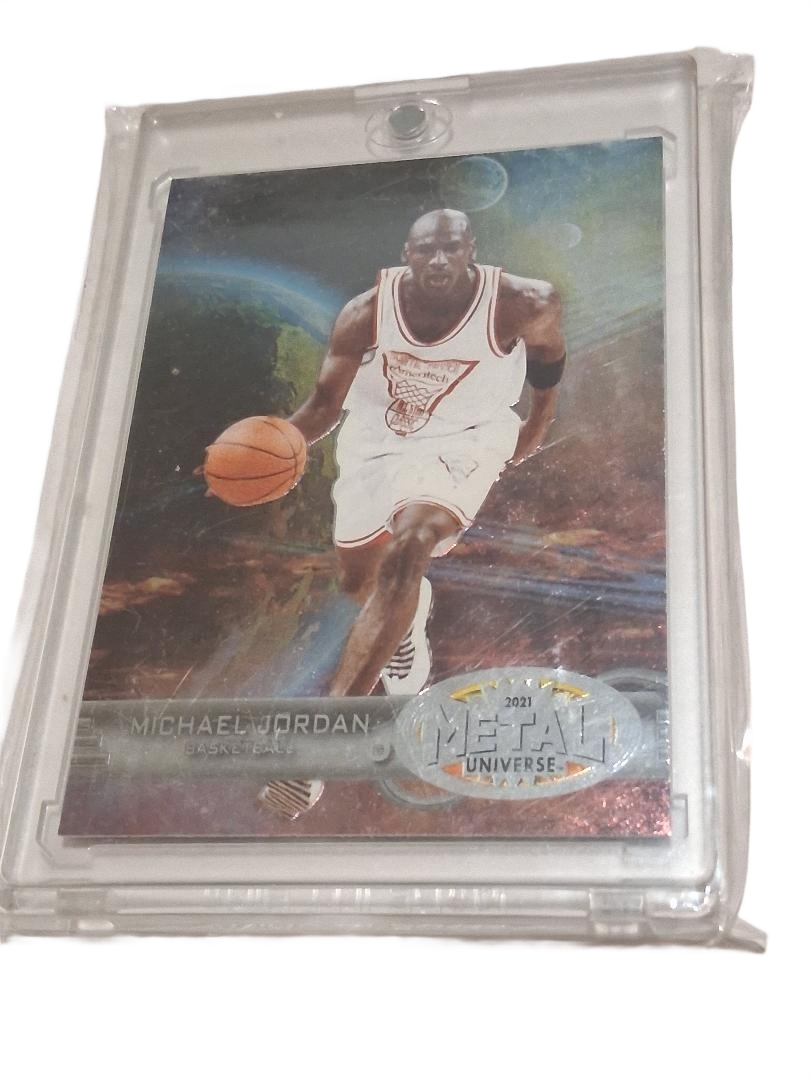 MICHAEL JORDAN 2021 SKYBOX METAL UNIVERSE CHAMPIONS #RB-1 CHICAGO BULLS JCA