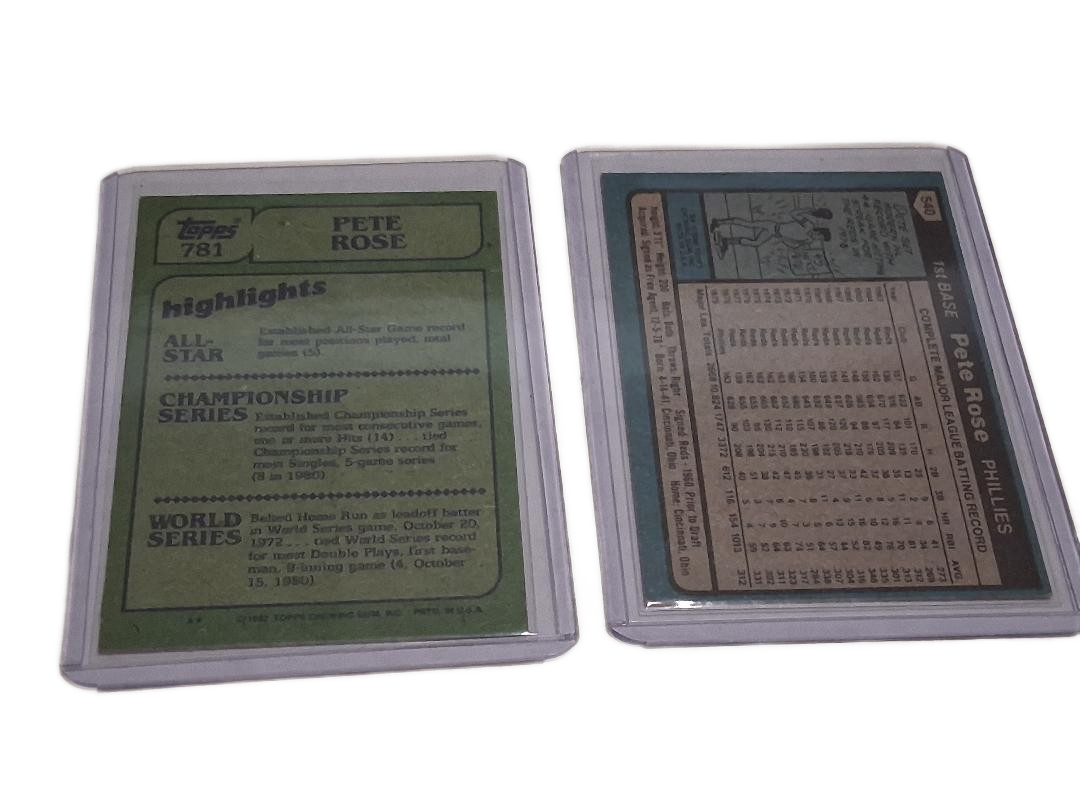 Pete Rose Lot of 2