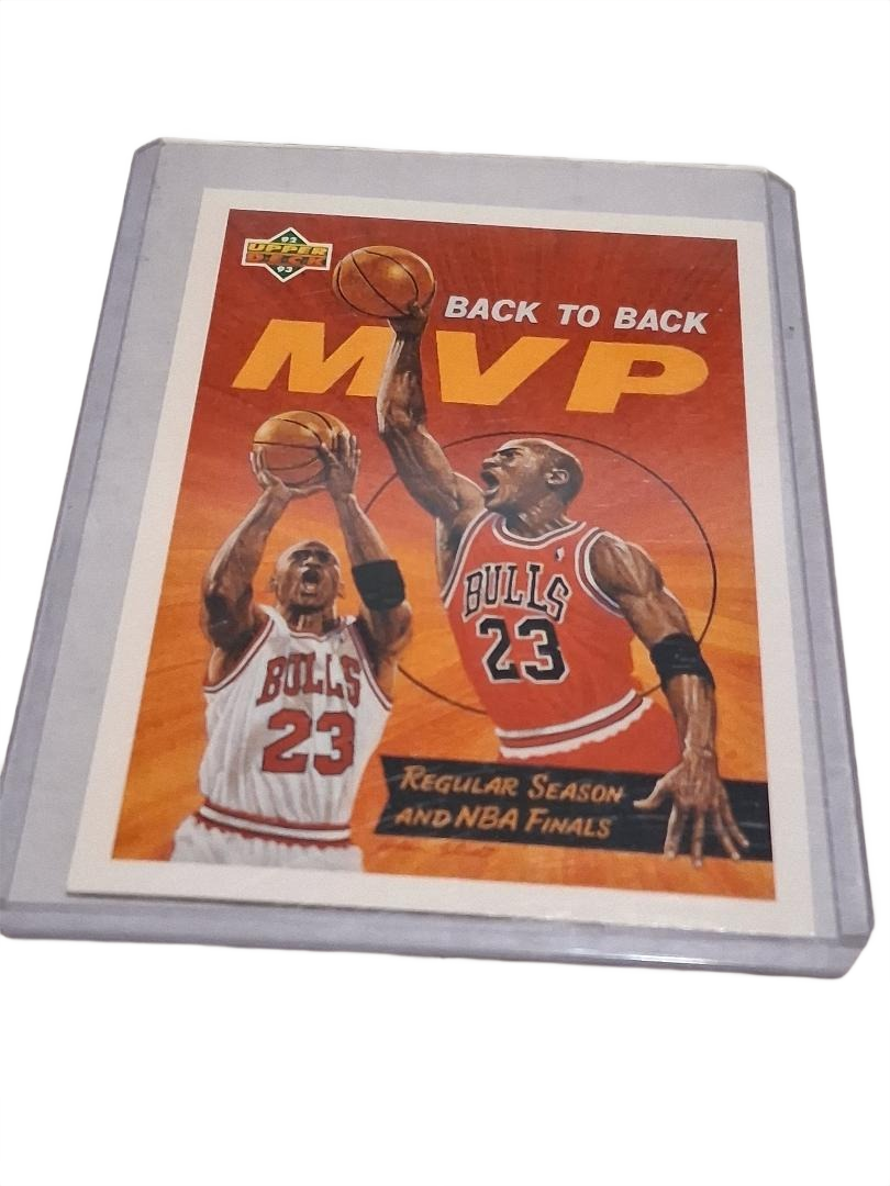1992 Upper Deck MVP Back to Back #67 Michael Jordan
