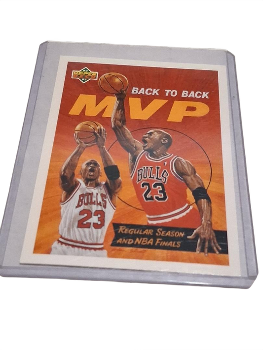1992 Upper Deck MVP Back to Back #67 Michael Jordan