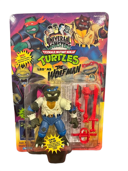 TMNT Universal Monsters 1993 LEO AS THE WOLFMAN Teenage Mutant Ninja Turtles