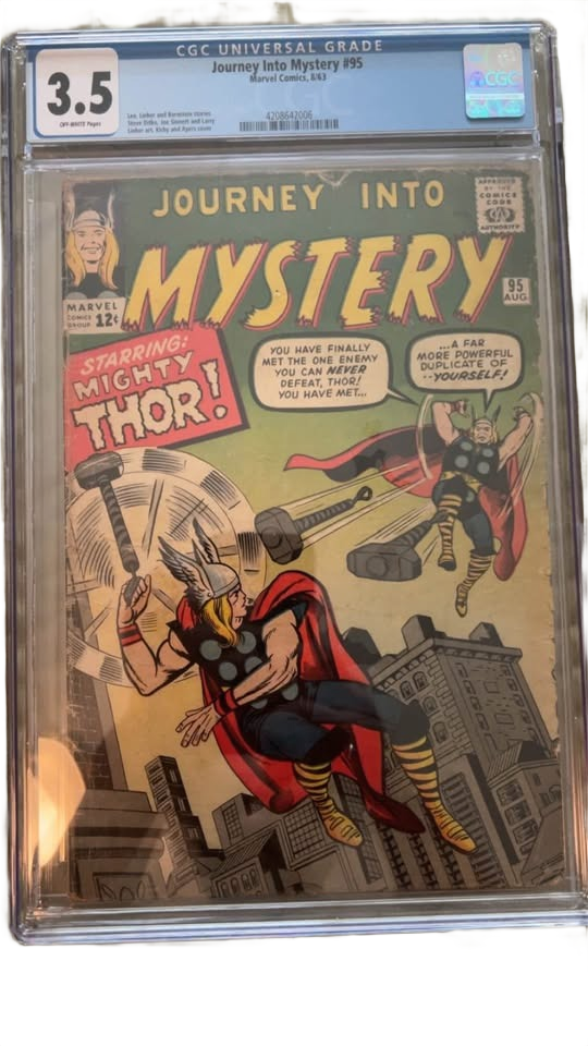 Journey into Mystery #95 cgc 3.5