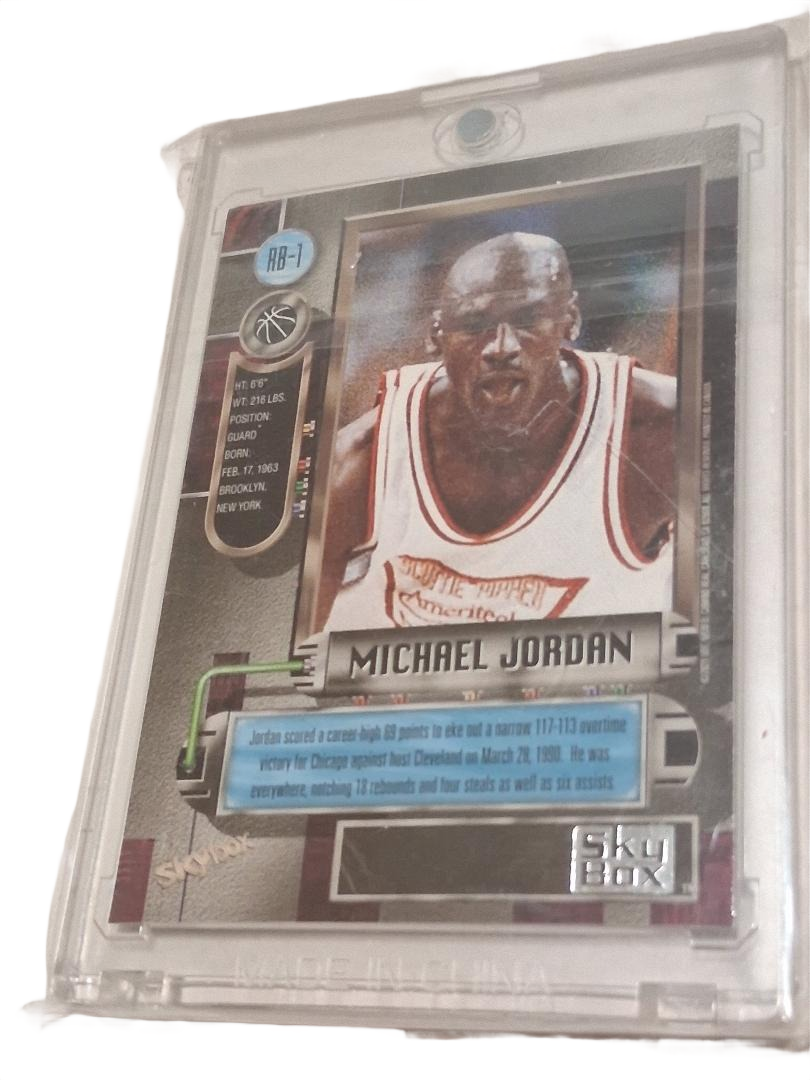 MICHAEL JORDAN 2021 SKYBOX METAL UNIVERSE CHAMPIONS #RB-1 CHICAGO BULLS JCA