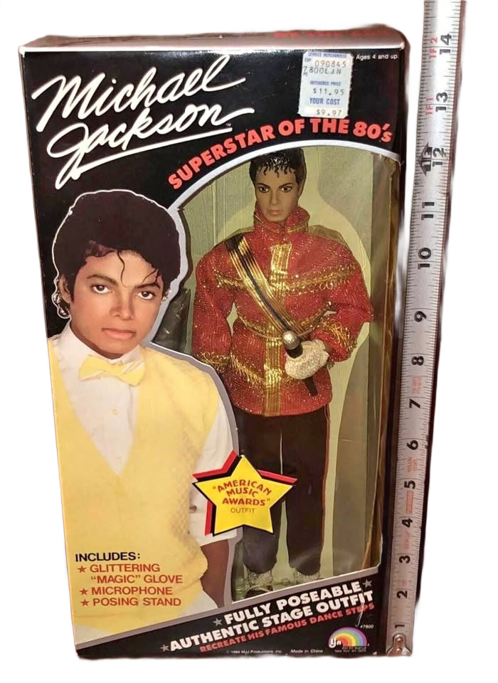 Vintage Michael Jackson LJN American Music Outfit Action Figure 1984 New In Box