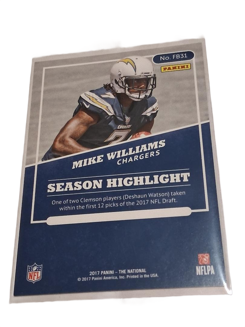 Panini Rookies Mike Williams No. FB31