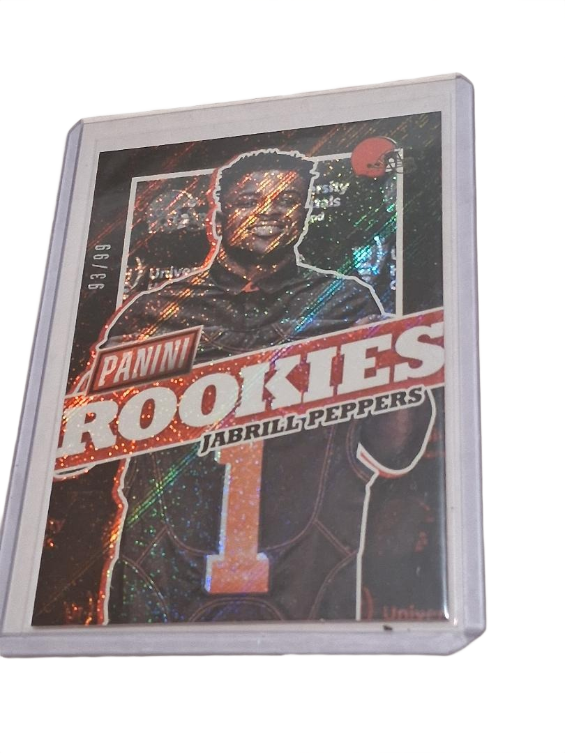 JABRILL PEPPERS 2017 PANINI THE NATIONAL #FB50 ROOKIE RC #/25