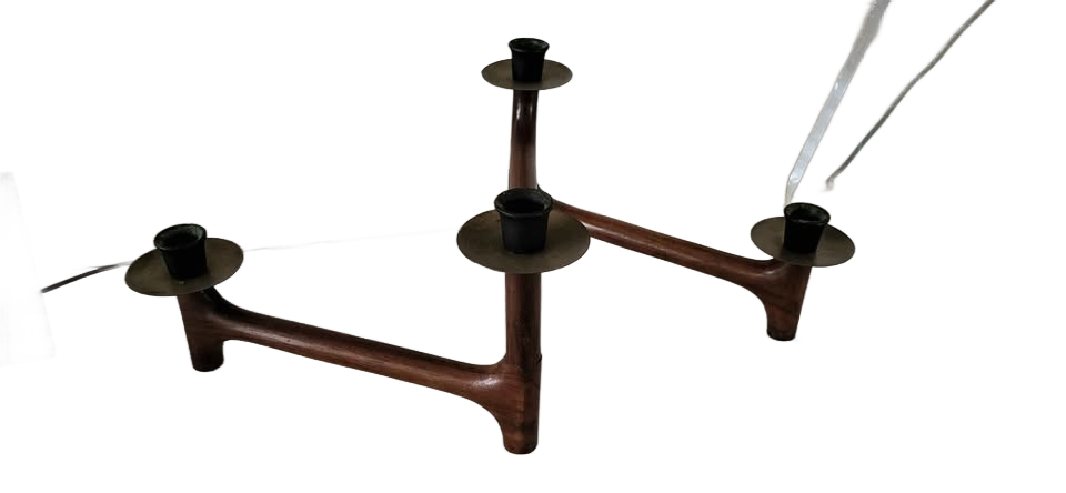 1960 MCM Vintage Danish Modern Candelabra