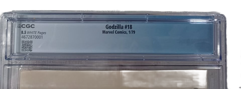 GODZILLA KING OF THE MONSTERS #18 MARVEL COMICS 1/79 CGC 8.5