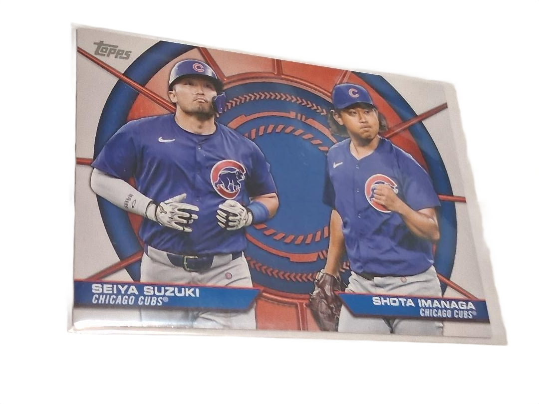 2025 Topps MLB Series 2 Dynamic Duos #DD-7 Seiya Suzuki & Shota Imanaga