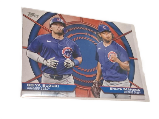 2025 Topps MLB Series 2 Dynamic Duos #DD-7 Seiya Suzuki & Shota Imanaga