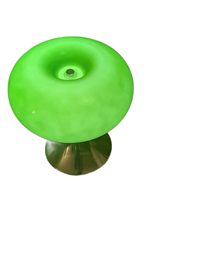 Modern Green Glass Table Lamp – USB + 3 Light Modes