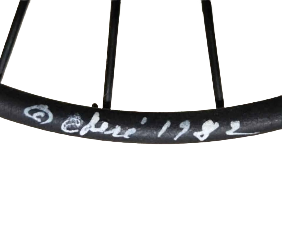 Curtis Jere Penny Farthing Metal Bicycle Sculpture