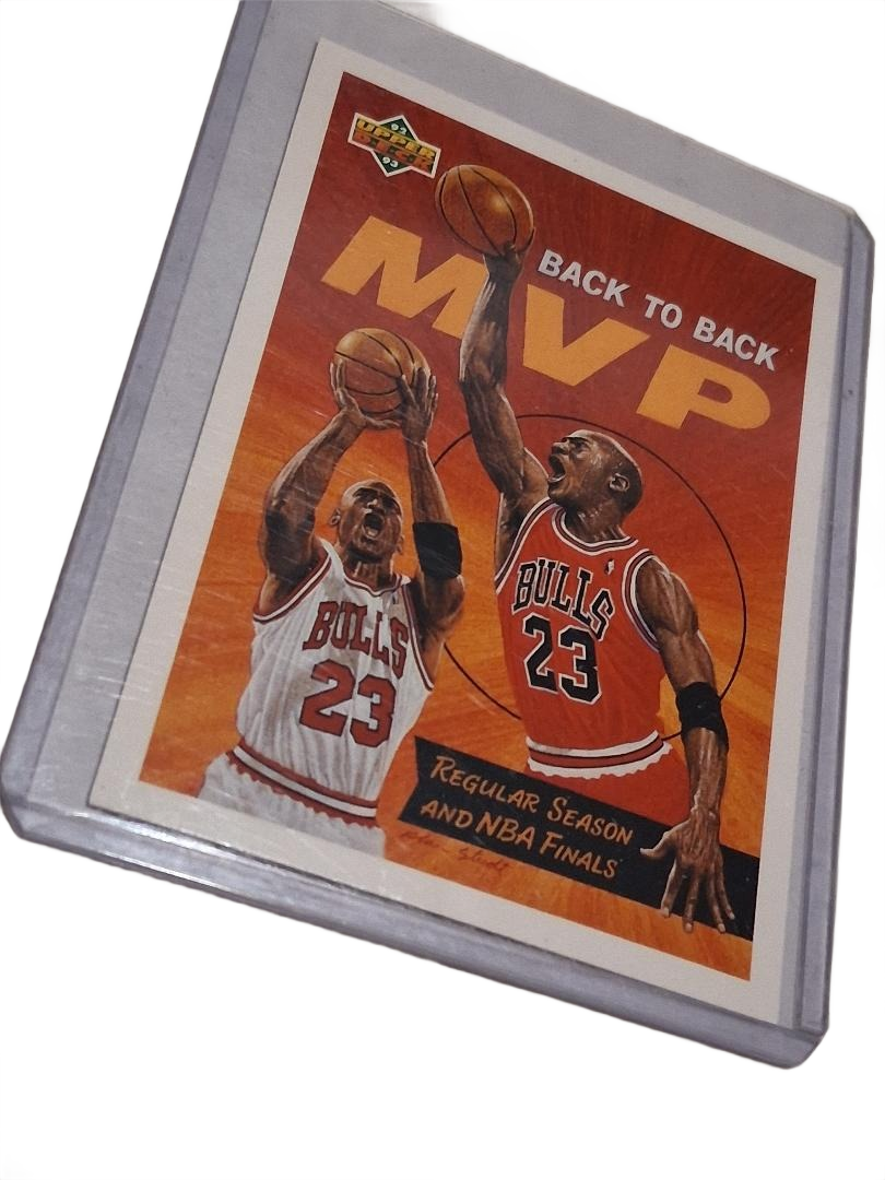 1992 Upper Deck MVP Back to Back #67 Michael Jordan