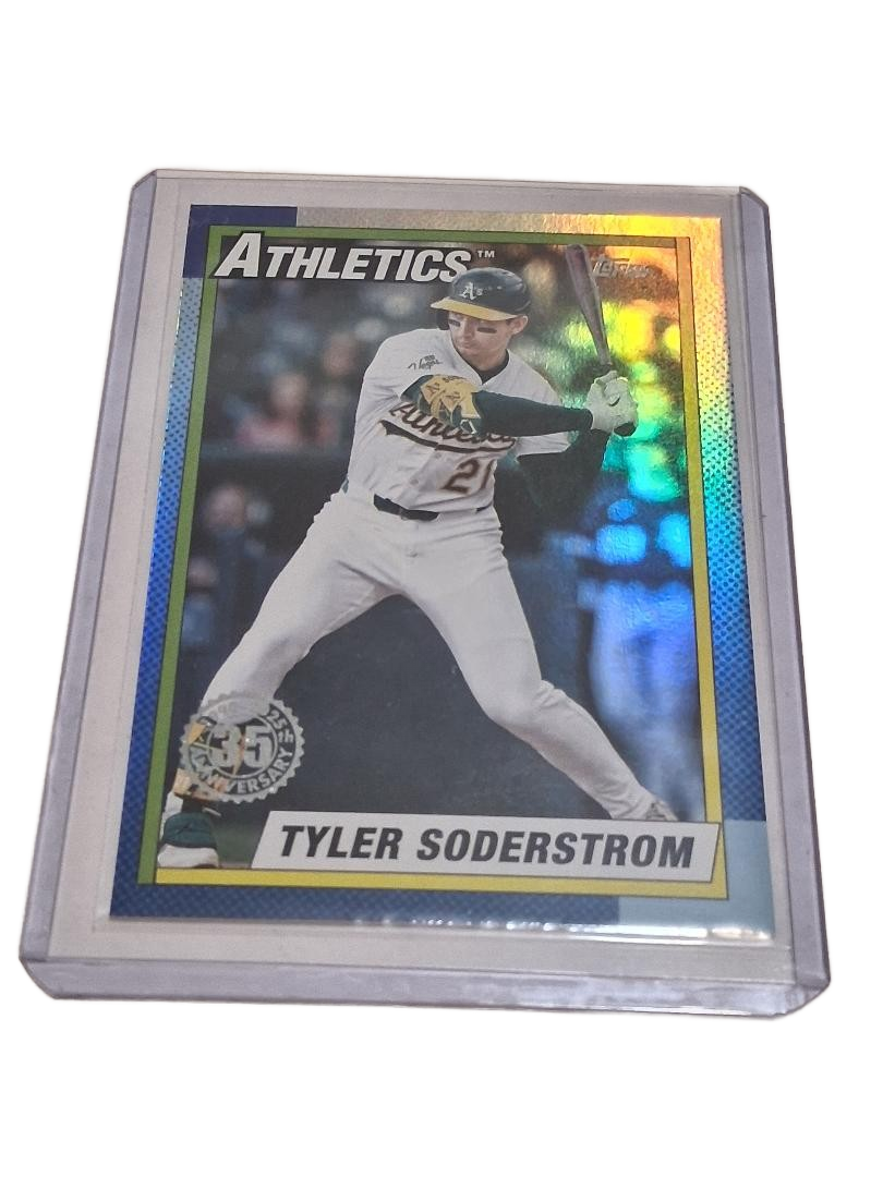 2025 Topps Update 1990 Green Foil Insert #U90-2 Tyler Soderstrom /99