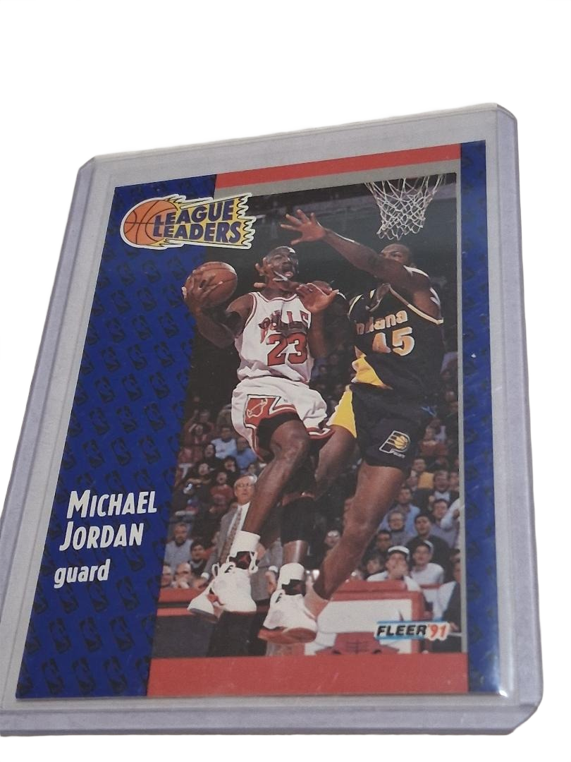 1991-92 Fleer League Leaders #220 Michael Jordan Chicago Bulls